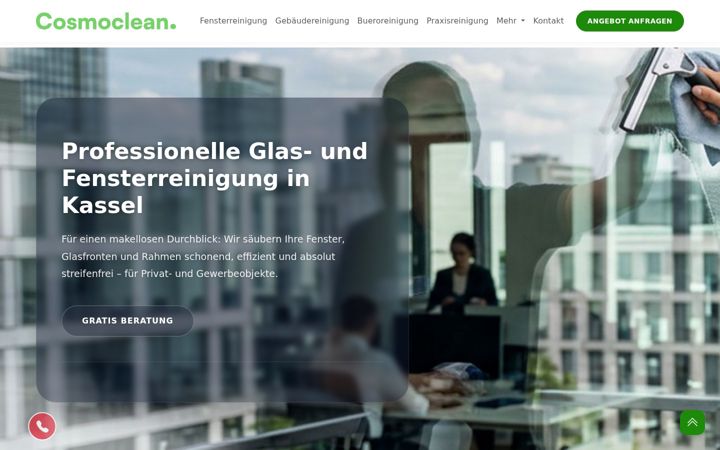 Screenshot of luxe-reinigung.de
