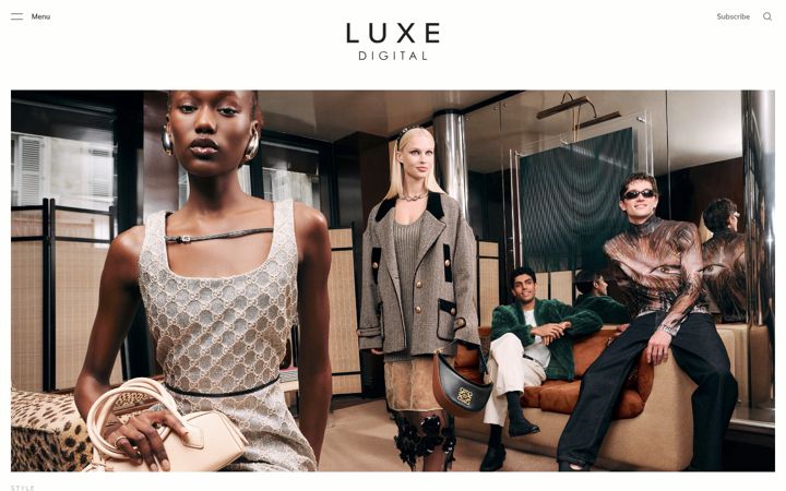 Screenshot of luxe.digital