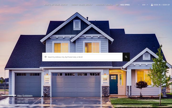 Screenshot of luxeaz.com