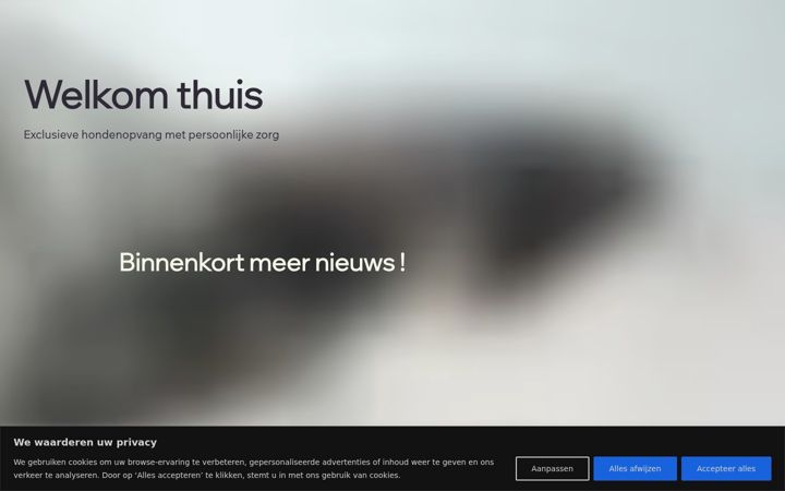Screenshot of luxehondenhotel.be