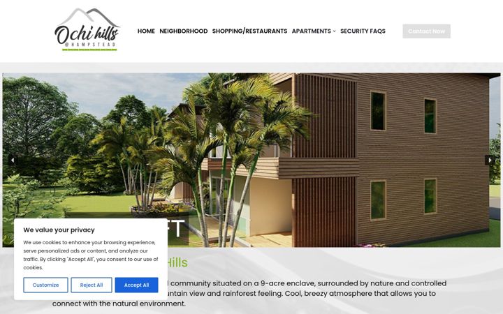 Screenshot of luxestatevillas.com