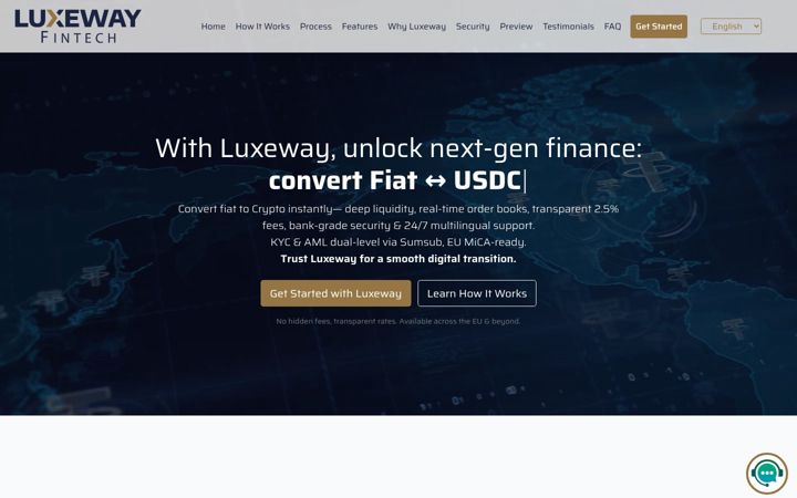 Screenshot of luxeway.com