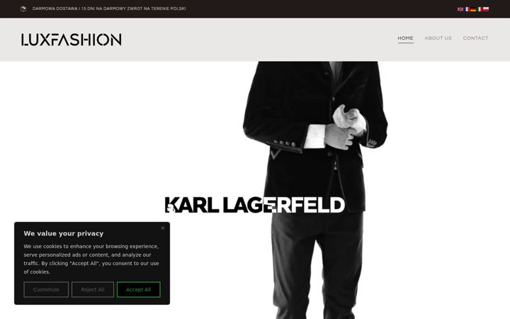 Screenshot of luxfashion.pl