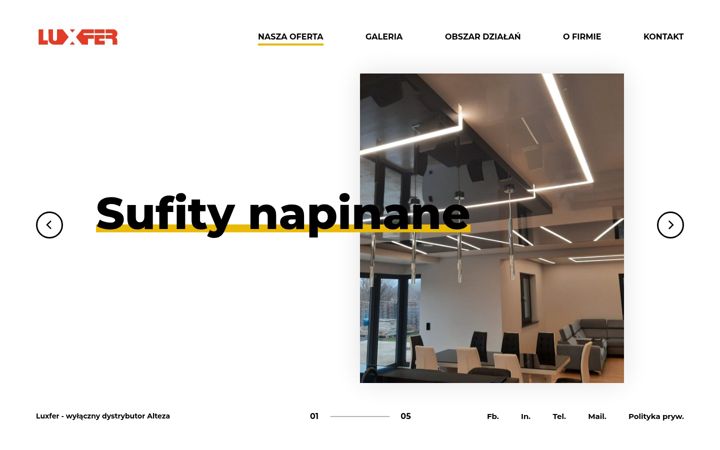 Screenshot of luxfer.net.pl