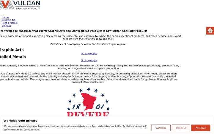Screenshot of luxferga.com