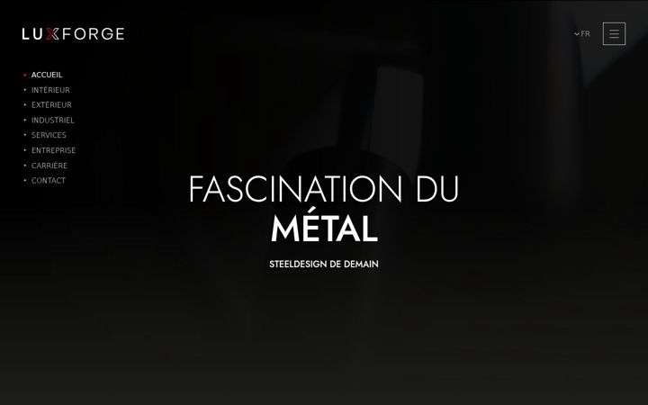 Screenshot of luxforge.com