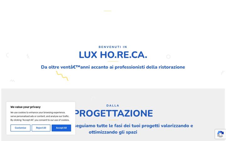 Screenshot of luxhoreca.com
