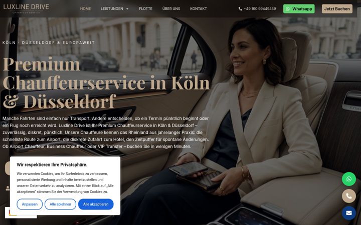 Screenshot of luxline-drive.de