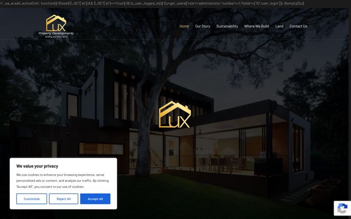 Screenshot of luxltd.co.uk