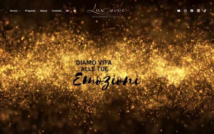 Screenshot of luxmusic.it