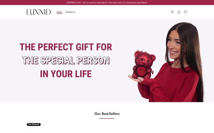 Screenshot of luxnid.com