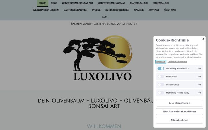 Screenshot of luxolivo.ch