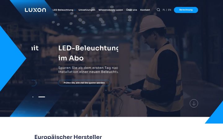 Screenshot di luxonled.de