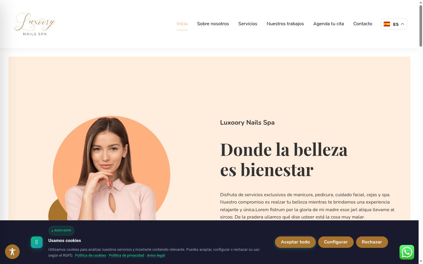 Sutikimo reklamjuostės, rodytos prieš bet kokią sąveiką, ekrano kopija