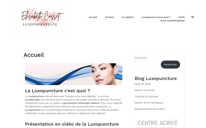 Screenshot of luxopuncture92.fr