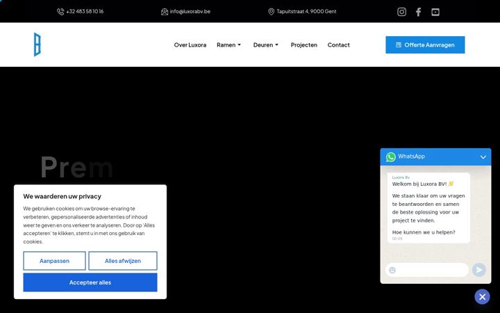 Screenshot of luxorabv.be