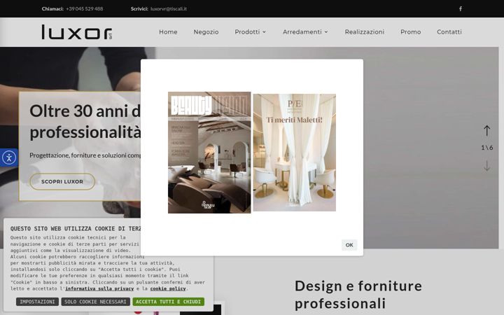 Screenshot of luxorvr.com