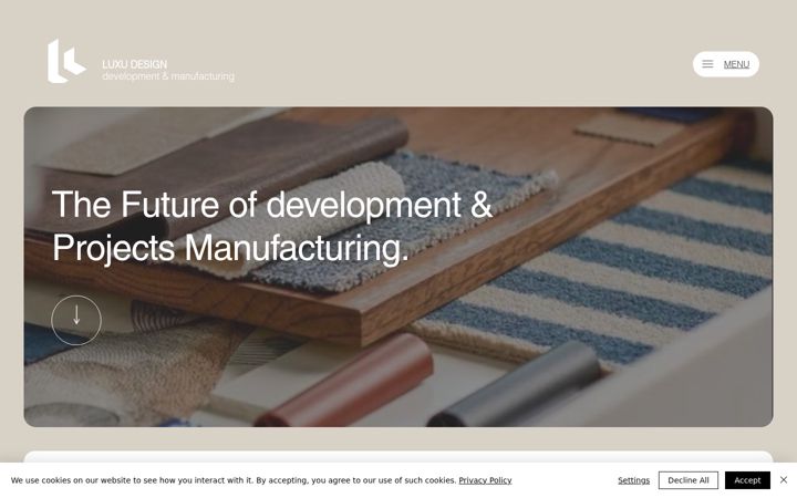 Screenshot of luxudesign.net
