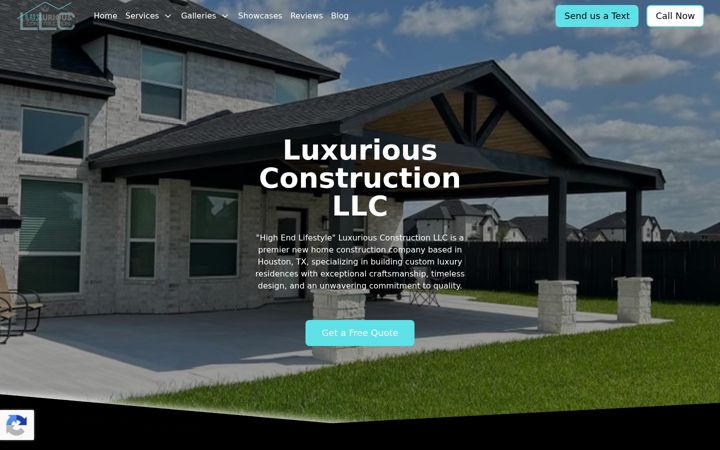 Screenshot of luxuriousconstruct.com