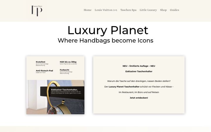 Screenshot of luxury-planet.de