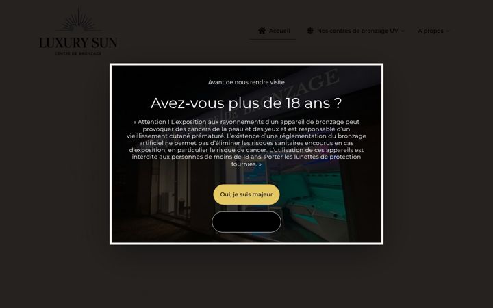 Screenshot of luxury-sun.com