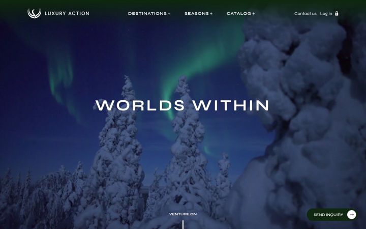 Screenshot of luxuryaction.com
