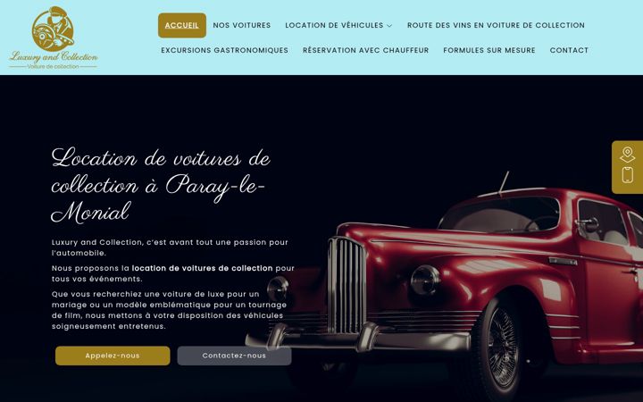 Screenshot of luxuryandcollection.fr