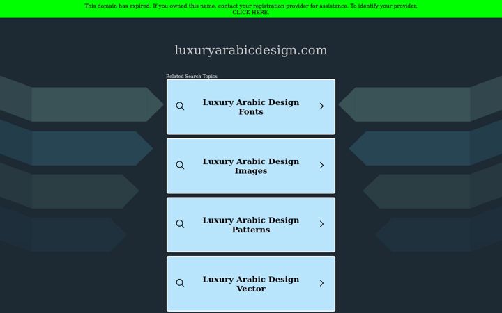 Screenshot of luxuryarabicdesign.com