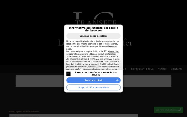 Screenshot of luxurycartransferncc.com