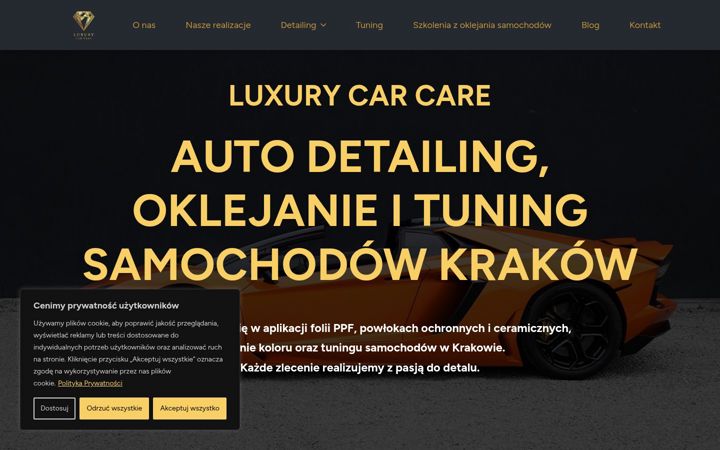 Screenshot of luxurycc.pl