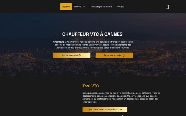 Screenshot of luxurydriver.fr