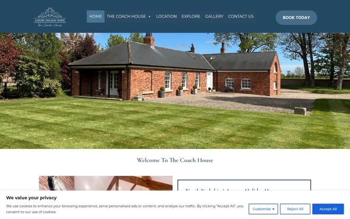 Screenshot of luxuryholidayhome.co.uk
