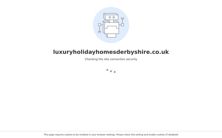 Screenshot of luxuryholidayhomesderbyshire.co.uk
