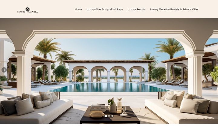 Screenshot of luxuryhomevilla.com