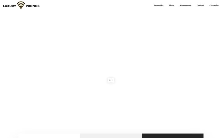 Screenshot of luxurypronos.fr