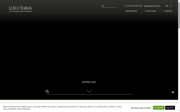 Screenshot of luxurysafari.ch