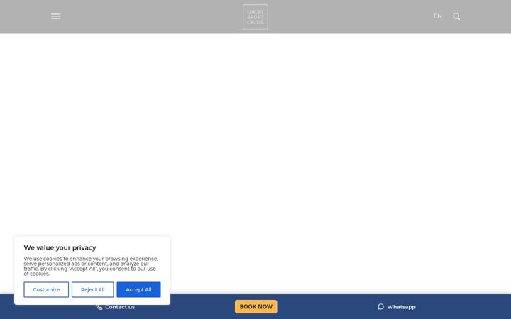 Screenshot of luxurysportcruise.com