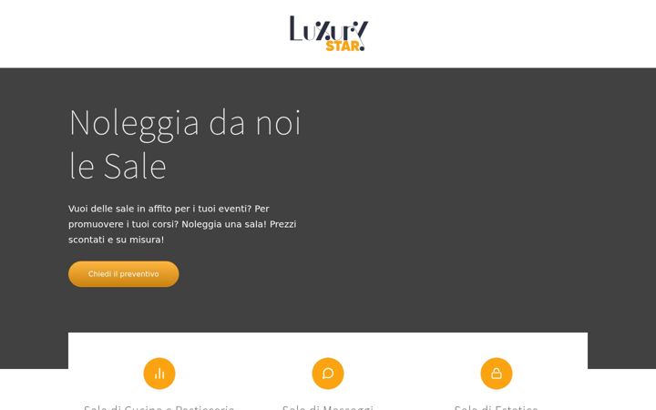 Screenshot of luxurystarservice.it