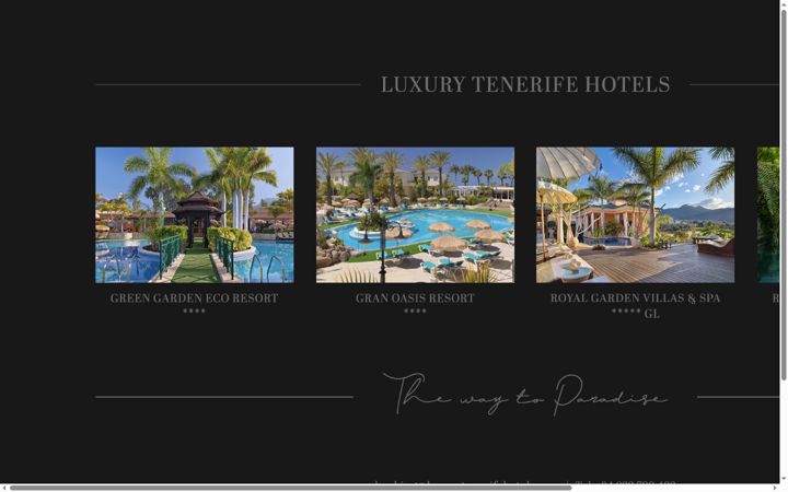Screenshot of luxurytenerifehotels.com