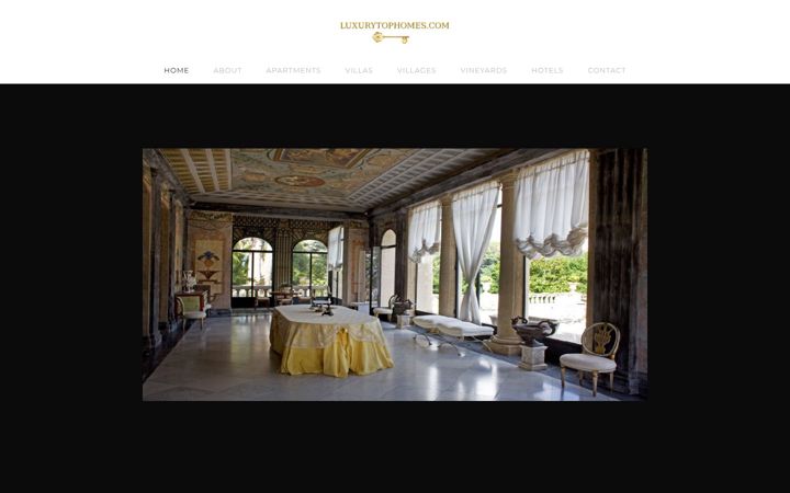 Screenshot of luxurytophomes.com