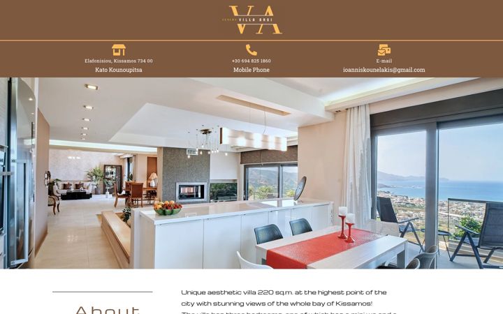 Screenshot of luxuryvillaargi.com