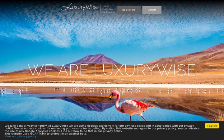Screenshot of luxurywise.ch