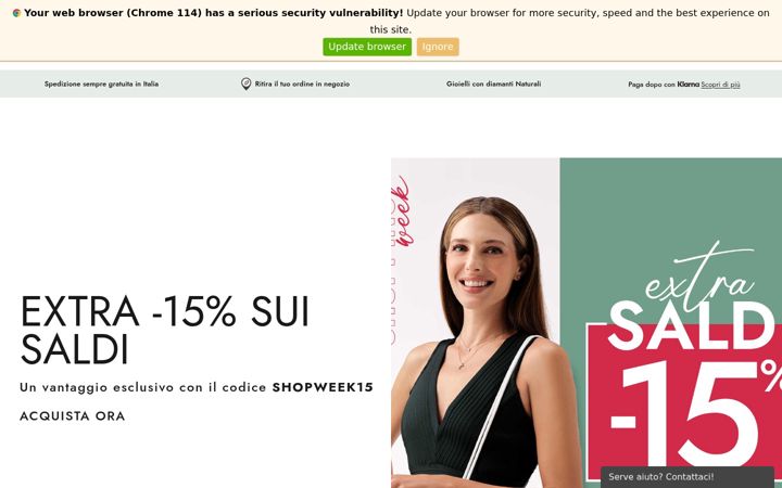 Screenshot of luxuryzone.it