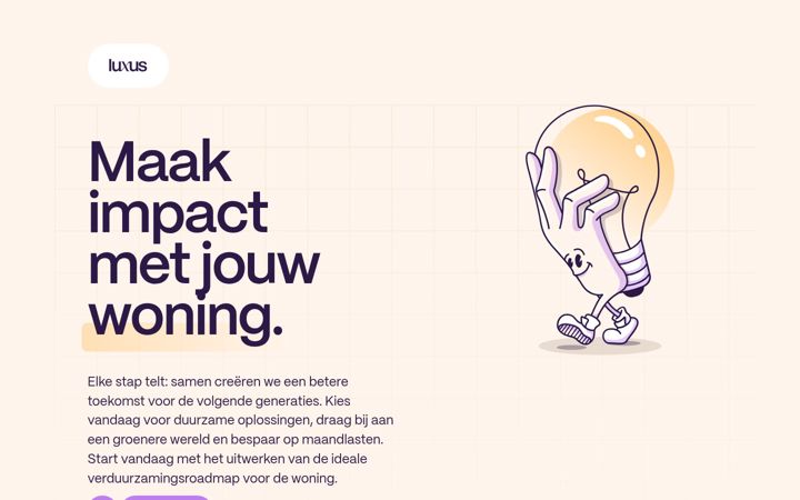 Screenshot of luxus-tool.nl