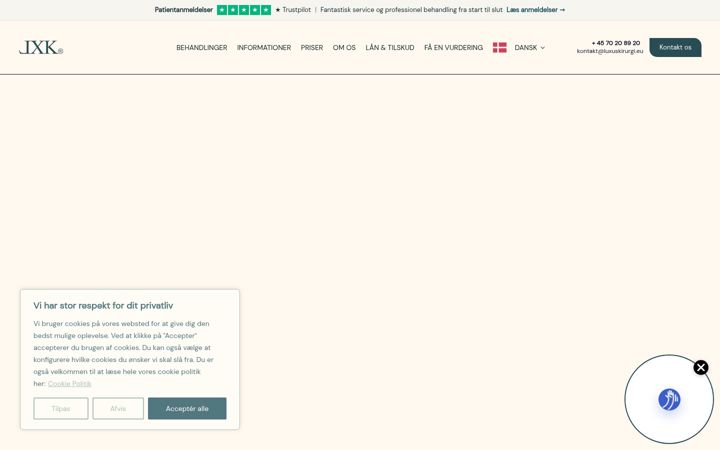 Screenshot of luxuskirurgi.eu
