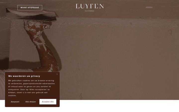 Screenshot of luyten-pleisterwerken.be