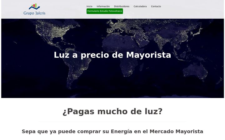 Screenshot van luzapreciodemayorista.com