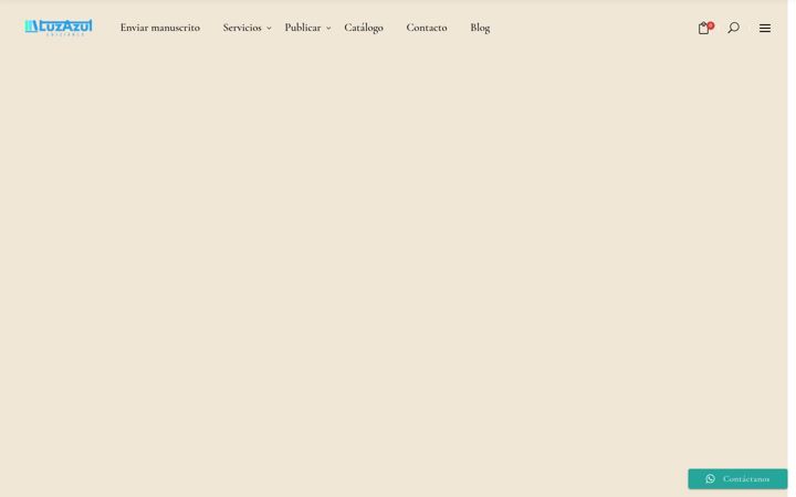 Screenshot of luzazulediciones.com