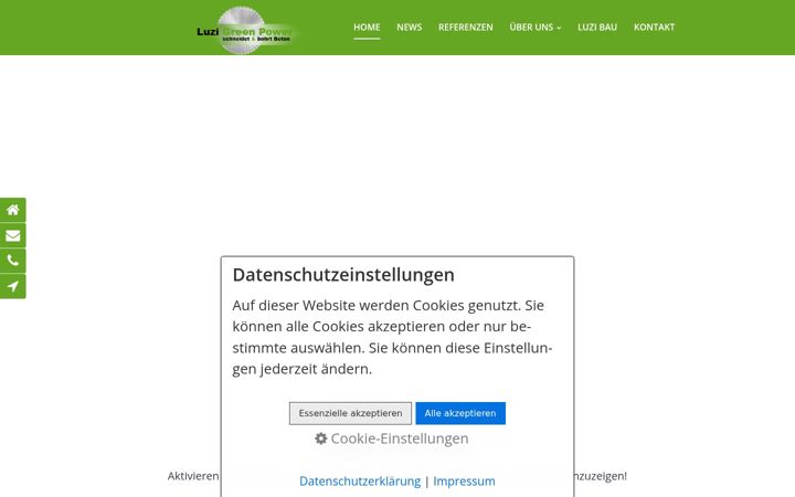 Screenshot of luzigreenpower.ch