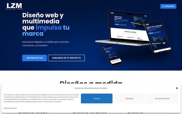 Screenshot of luzonmedia.com